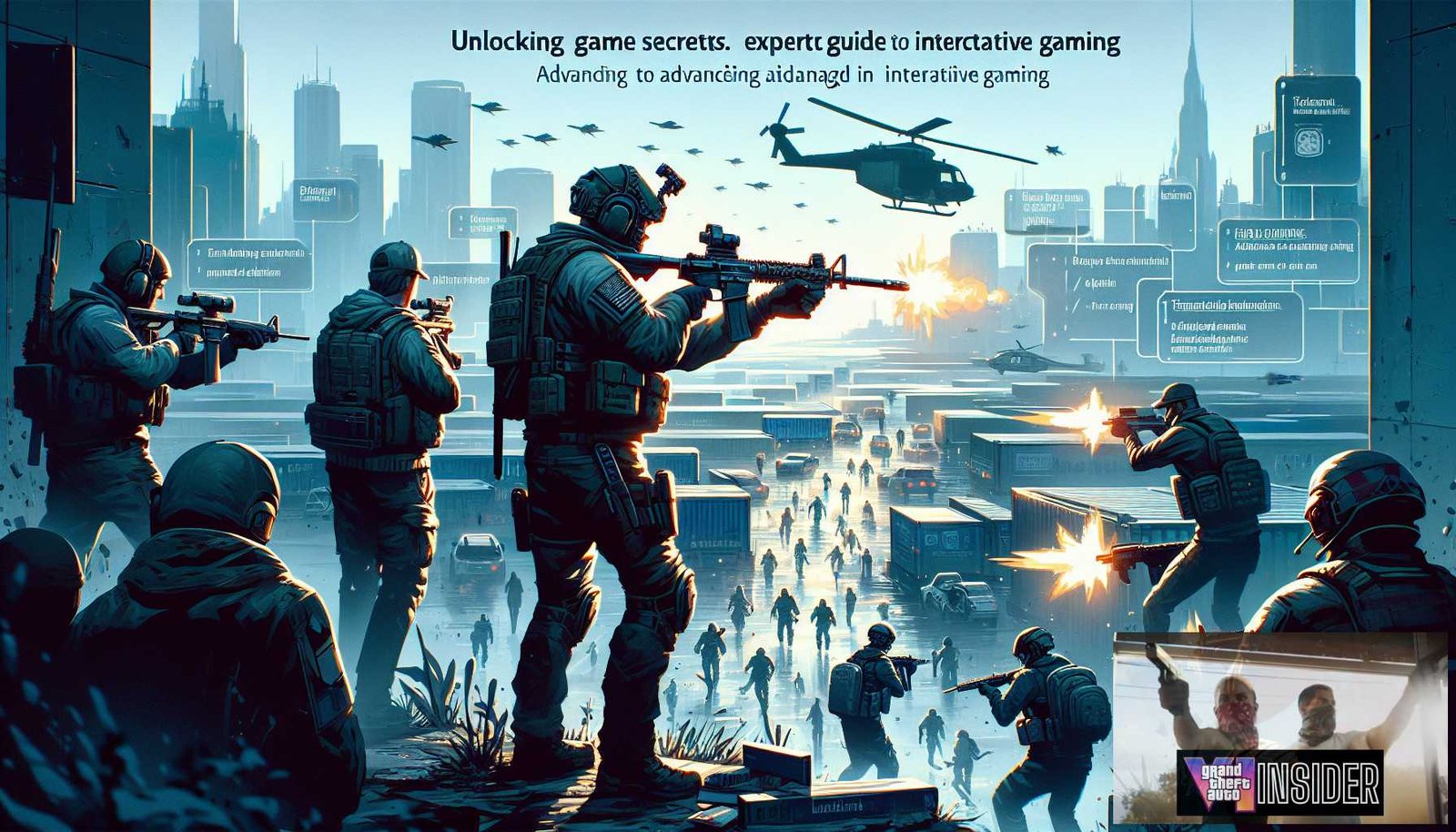 Illustration for section: Armed engagements are an integral part of GTA's gameplay. Understanding the mechanics and tactics be - gta game tactics