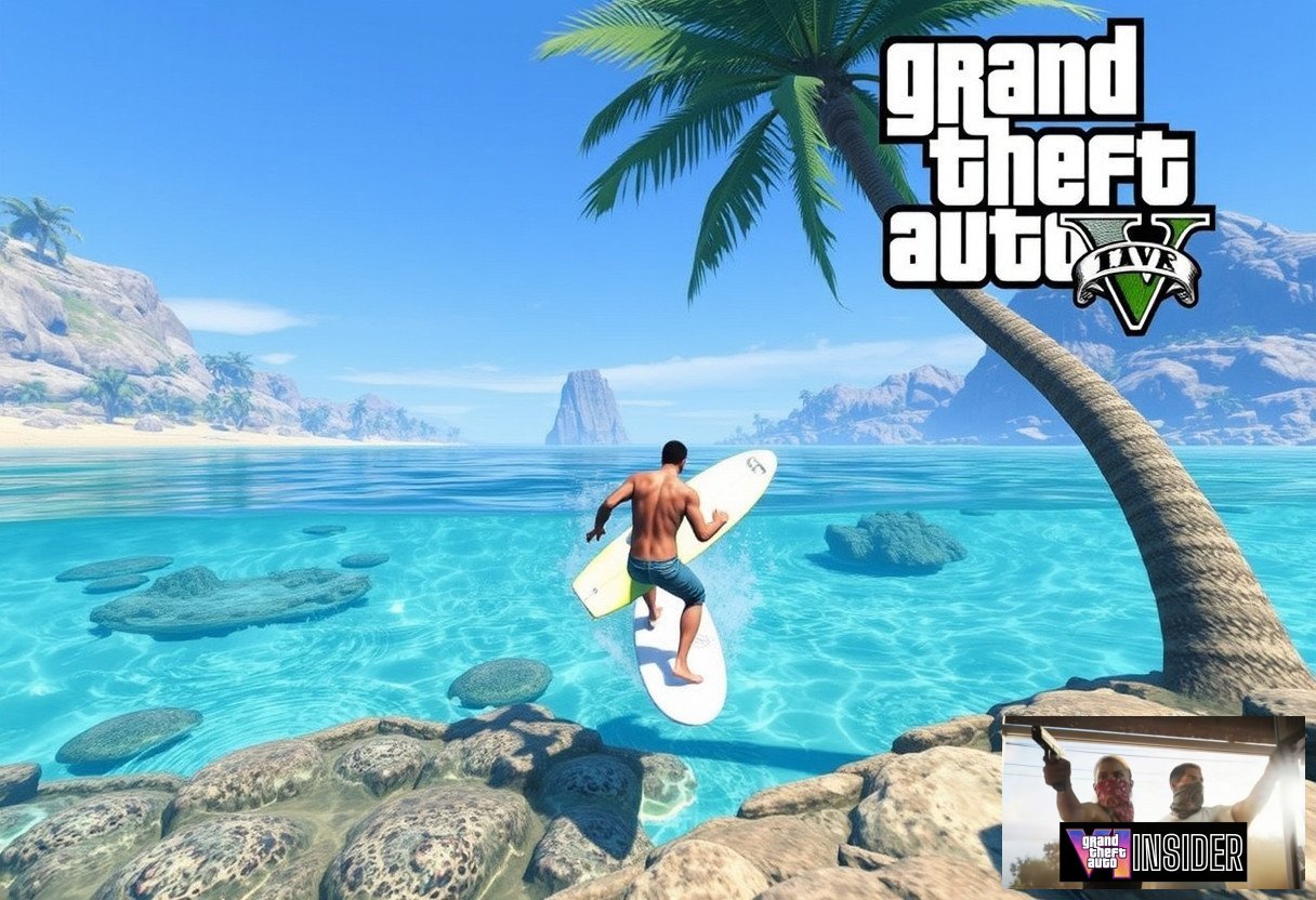 GTAV Aquatic Update - Surfing Adventure